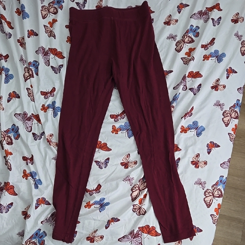 Forever 21 Burgundy Leggings